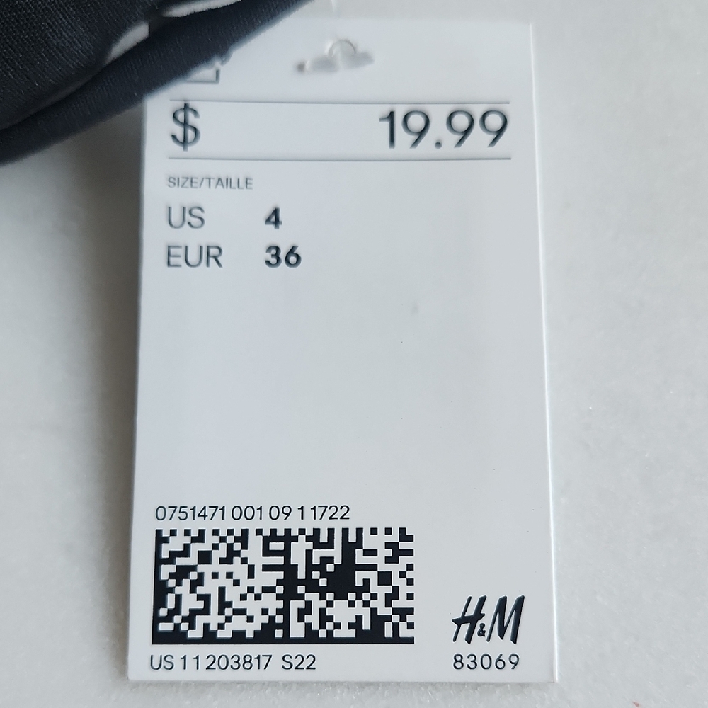 H&M Black Dress Pants, Size 4 - Picture 2 of 5